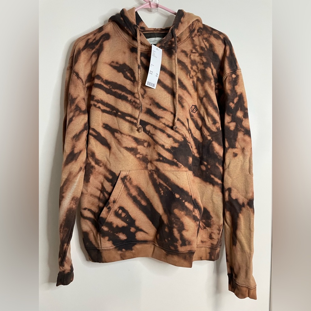 Standard/Cloth Urban Outfitters Black Bleach Hoodie size small